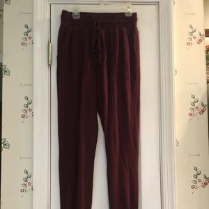 Maroon joggers